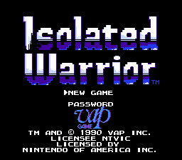 Isolated Warrior (USA)